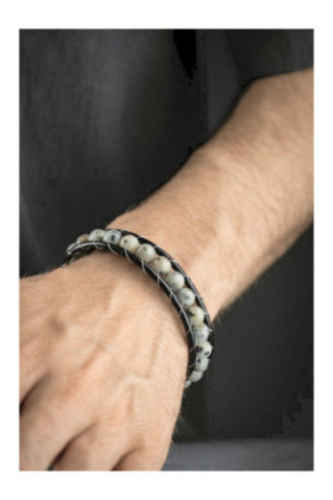 Bracelet en acier - Argent - 21 cm