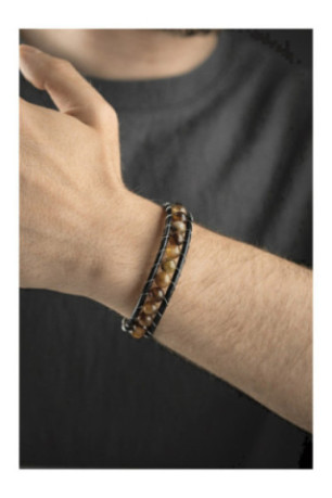 Bracelet en acier - Argent - 21 cm