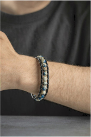 Bracelet en acier - Argent - 21 cm