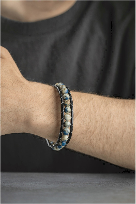 Bracelet en acier - Argent - 21 cm