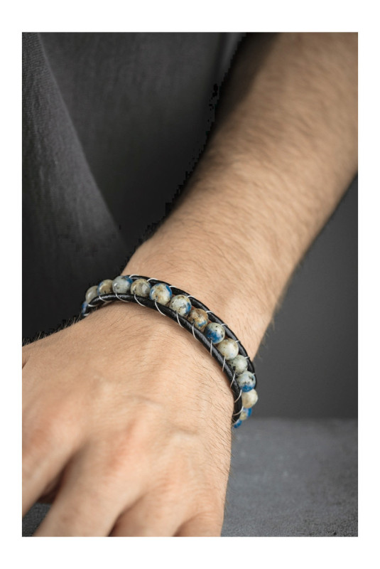 Bracelet en acier - Argent - 21 cm