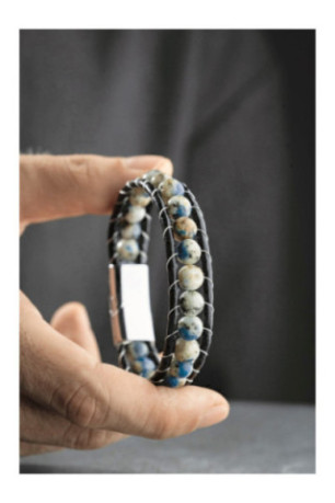 Bracelet en acier - Argent - 21 cm