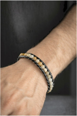 Bracelet en acier - Argent - 21 cm