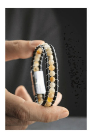 Bracelet en acier - Argent - 21 cm