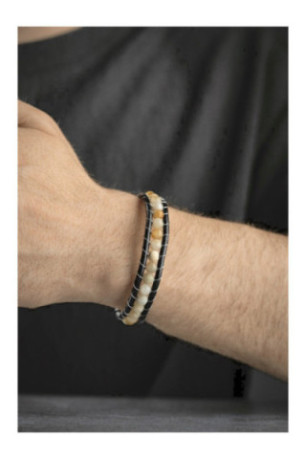 Bracelet en acier - Argent - 21 cm