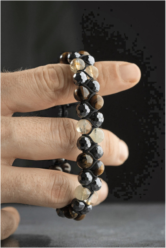 Bracelet en acier - Argent - Ajustable