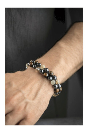 Bracelet en acier - Argent - Ajustable