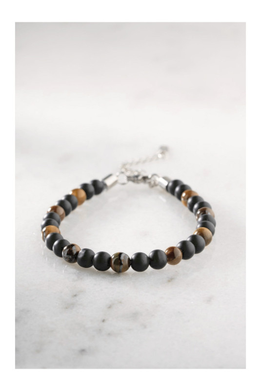 Bracelet en acier - Argent - 20 cm + 5 cm