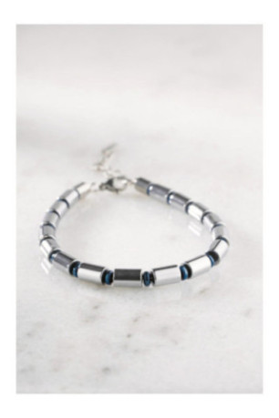 Bracelet en acier - Argent - 20 cm + 5 cm