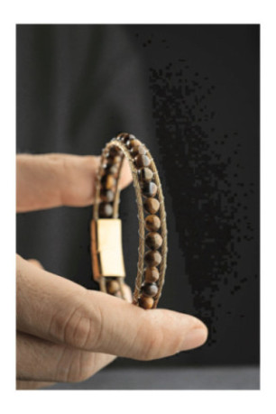 Bracelet en acier - Argent - 20 cm