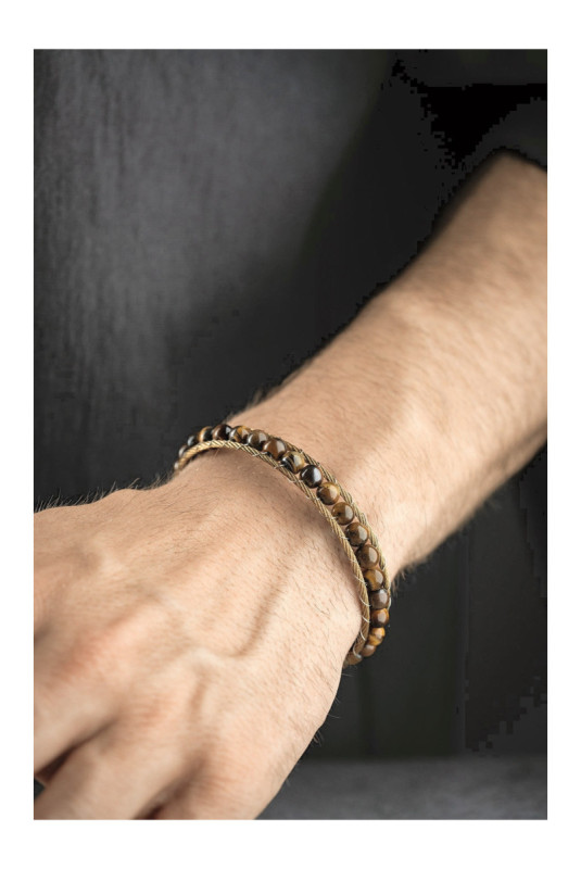 Bracelet en acier - Argent - 20 cm