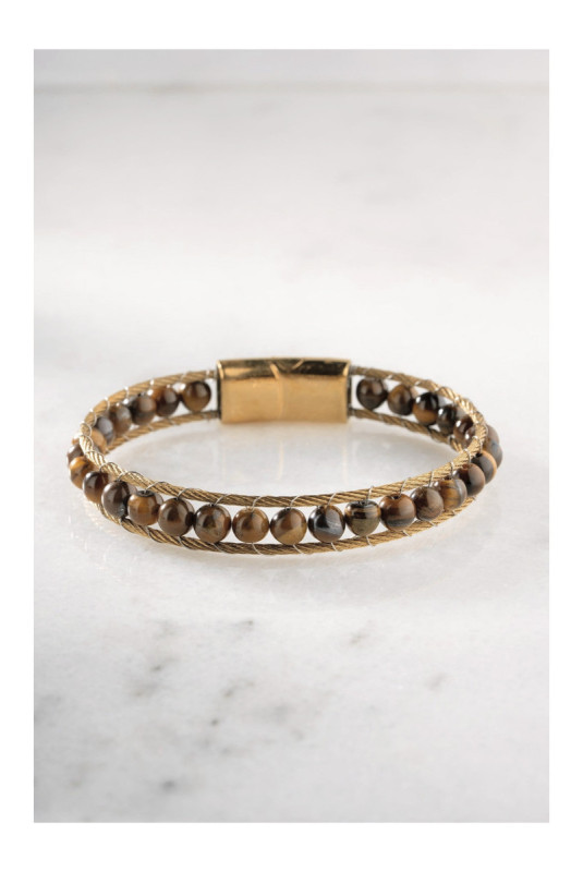 Bracelet en acier - Argent - 20 cm