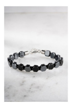Bracelet en acier - Argent - 20 cm + 5 cm