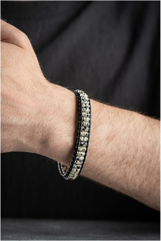 Bracelet en acier - Argent - 20 cm