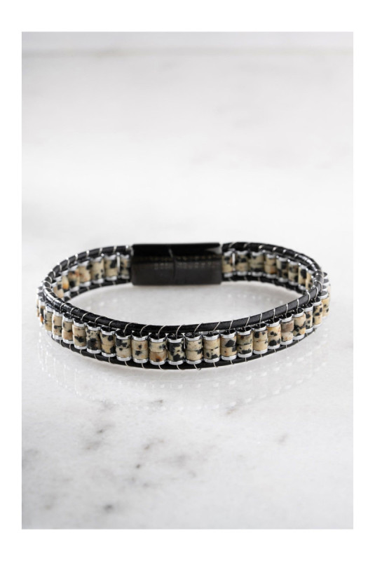 Bracelet en acier - Argent - 20 cm