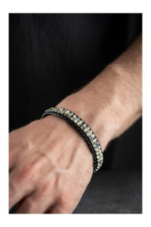 Bracelet en acier - Argent - 20 cm
