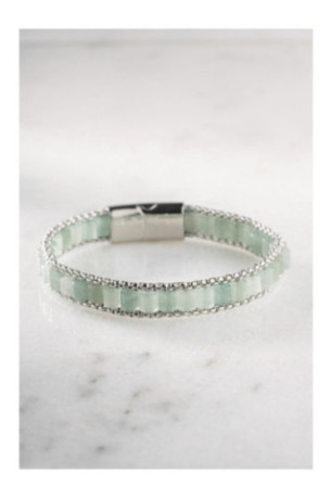 Bracelet en acier - Argent - 20 cm