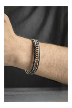 Bracelet en acier - Argent - 20 cm