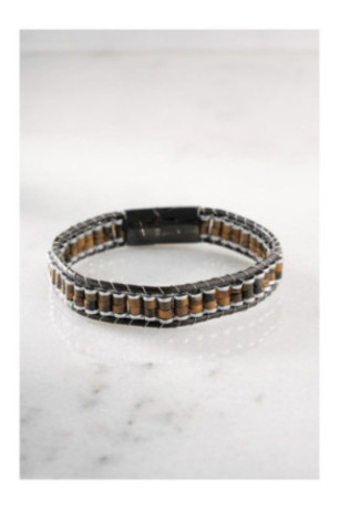 Bracelet en acier - Argent - 20 cm