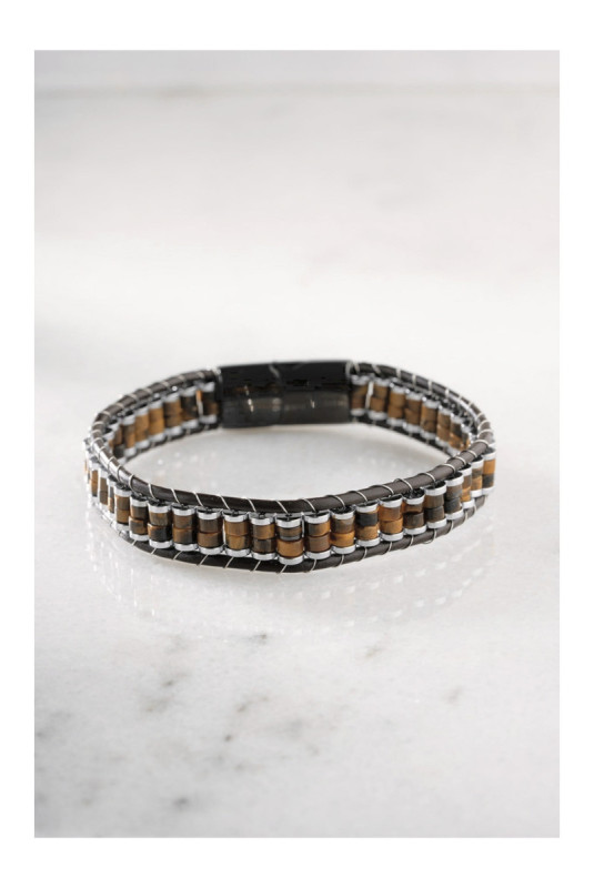 Bracelet en acier - Argent - 20 cm