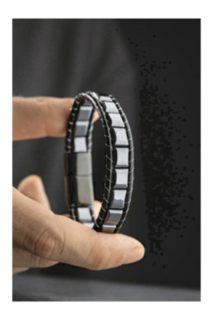 Bracelet en acier - Argent - 20 cm