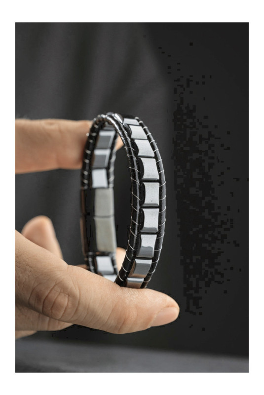 Bracelet en acier - Argent - 20 cm