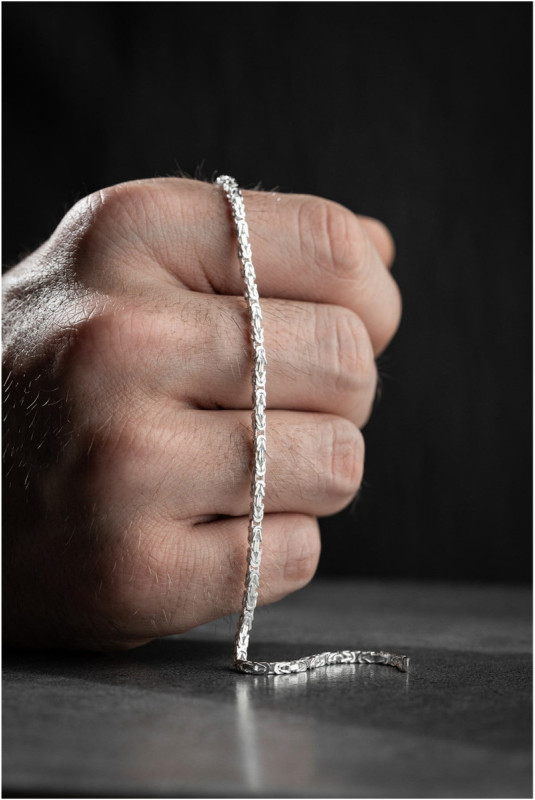 Bracelet en argent - Argent - 19 cm