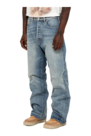 Jeans indigo délavé