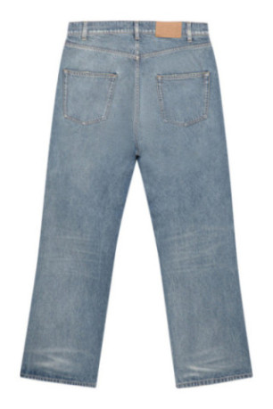 Jeans indigo délavé