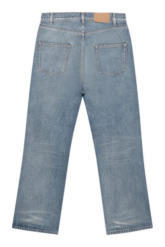 Jeans indigo délavé
