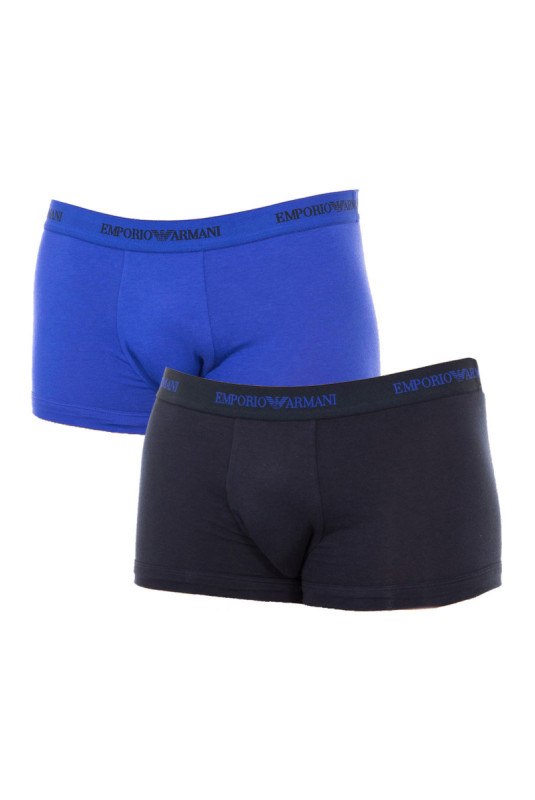 Lot de 2 boxers Retro Bleu marine et bleu roi