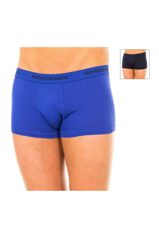 Lot de 2 boxers Retro Bleu marine et bleu roi