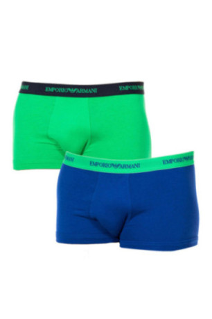 Pack de 2 boxers Vert et bleu roi
