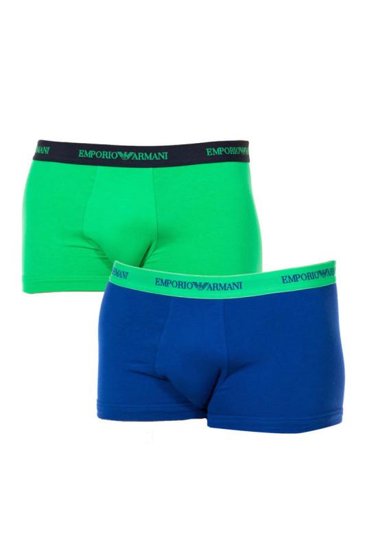Pack de 2 boxers Vert et bleu roi