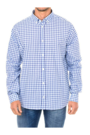 Chemise homme manches longues Bleu-lilas