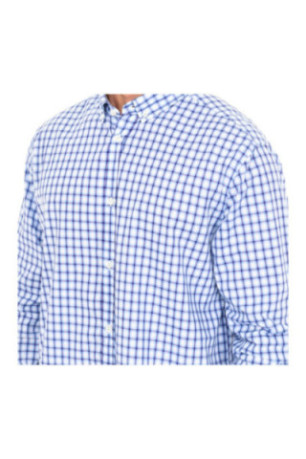 Chemise homme manches longues Bleu-lilas