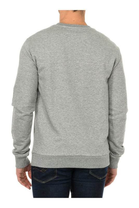 Sweat col rond manches longues gris