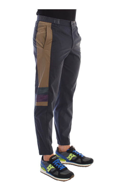 Pantalon chino jogger Homme Bleu