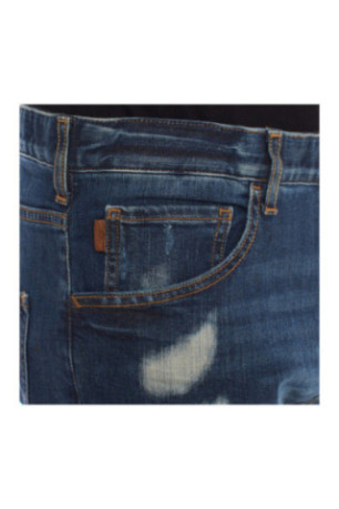 Pantalon coupe droite Bleu foncé