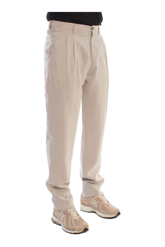 Pantalon chino coupe slim Homme Beige