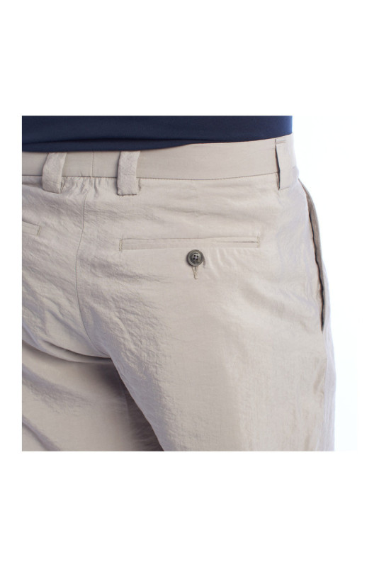 Pantalon chino à pinces Homme Gris