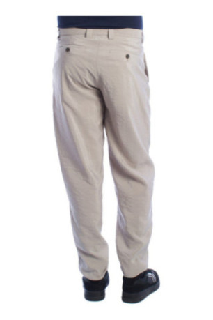 Pantalon chino à pinces Homme Gris