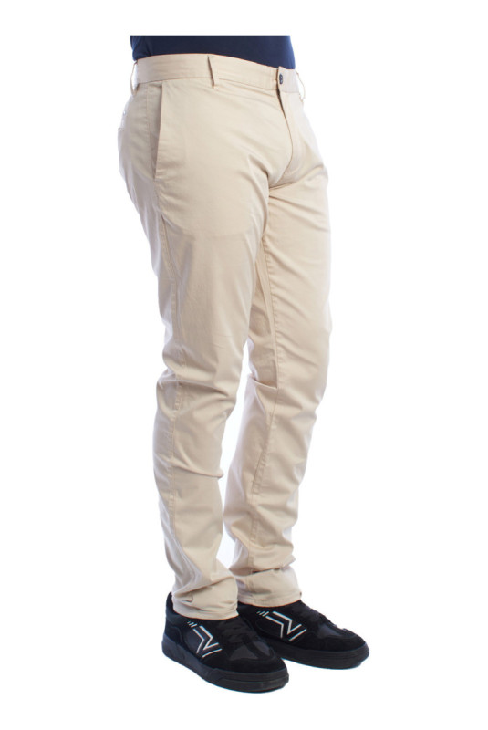 Pantalon chino slim fit Beige