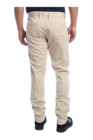 Pantalon chino slim fit Beige