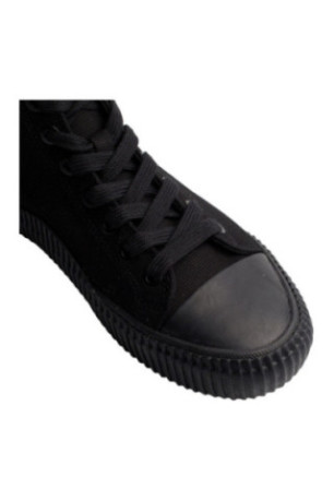 Baskets montantes Andy Warhol Homme Noir et jaune