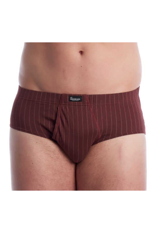 Pack de 3 slips avec ouverture Essentials Homme Grenat et vert