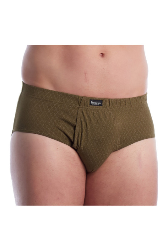 Pack de 3 slips avec ouverture Essentials Homme Grenat et vert
