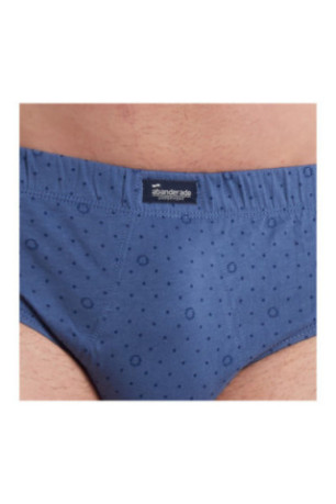Lot de 3 slips homme Essential Prints Imprimé bleu