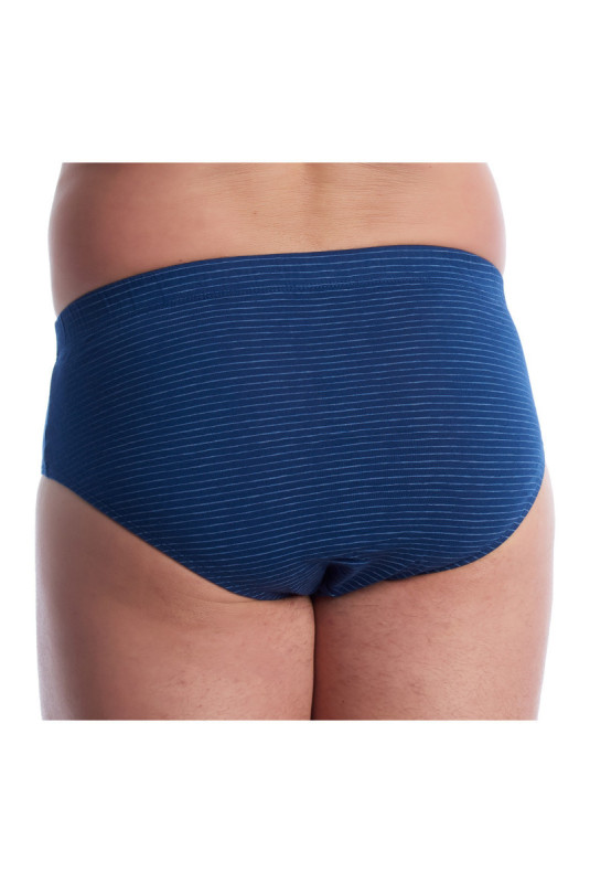Lot de 3 slips homme Essential Prints Imprimé bleu