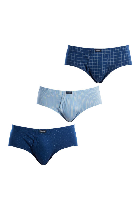 Lot de 3 slips Essentials Bleu ciel